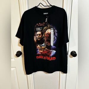 Day of the Dead Horror Movie Graphic Tee XL | Gore Zombie Cult Film Tee